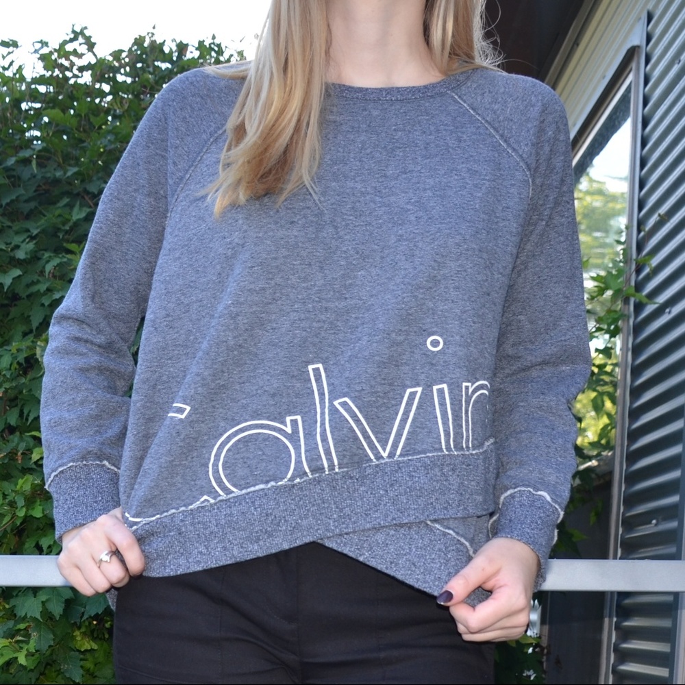 Grey Calvin Klein Performance Sweatshirt